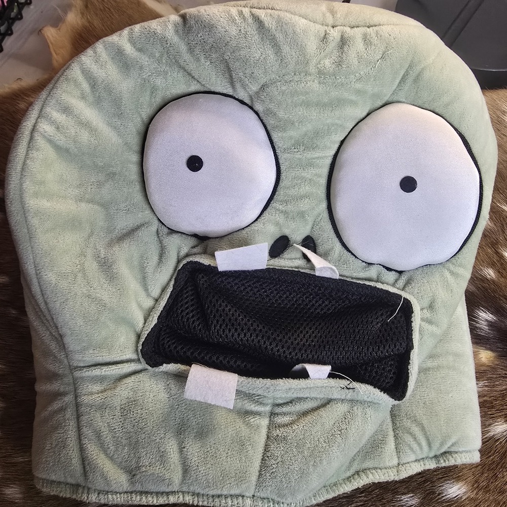 Plants vs Zombies ZOMBIE MASK 13" Plush Soft Big Head‎ Halloween Costume Cosplay